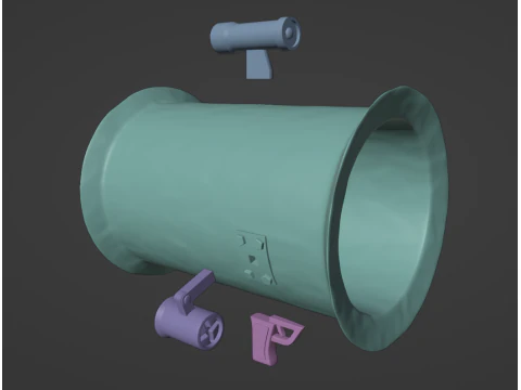 Bazuka DKC3 3D Print Model