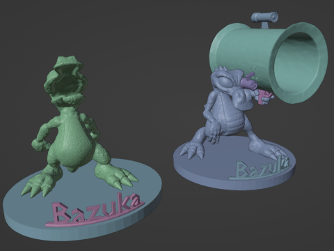 Bazuka DKC3 Model do druku 3D