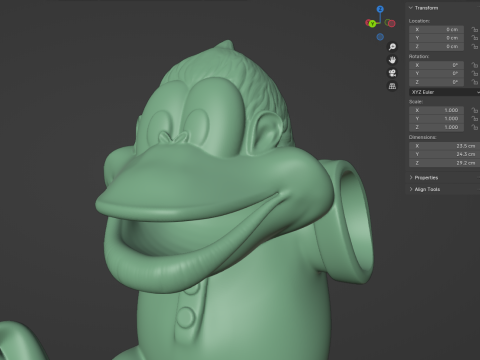 DKC3 Kiddy Kong 3D Baskı Modeli