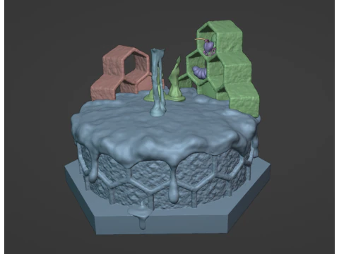 DKC2 Rei Zing Modelo de Impressão 3D