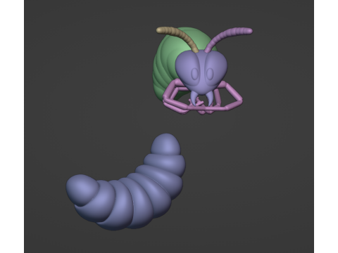DKC2 King Zing Modèles 3D en vedette