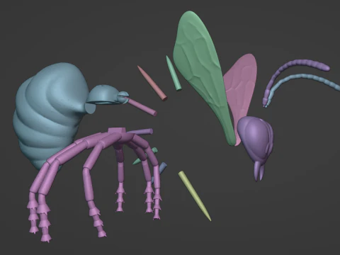 DKC2 Rei Zing Modelo de Impressão 3D