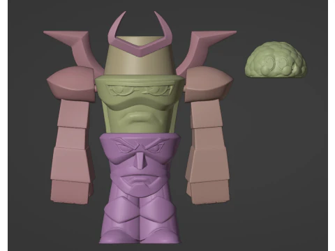 AquaTeen Mecha 3D Print Model