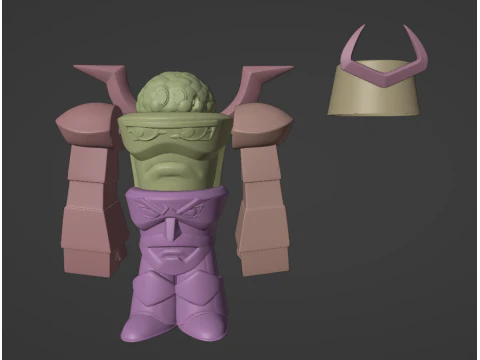 AquaTeen Mecha 3D Print Model