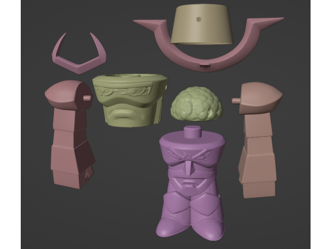 AquaTeen Mecha Model do druku 3D