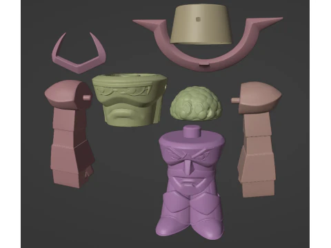AquaTeen Mecha 3D Print Model