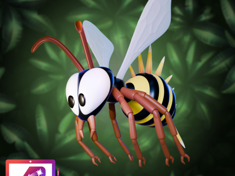 DKC Queen B and Zinger Model Cetak 3D
