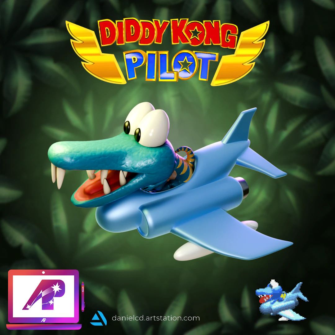 DK Pilot Klaptrap 3D Print Model .c4d .max .obj .3ds .fbx .stl .blend 