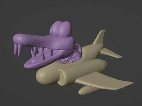 DK Pilot Klaptrap 3Dプリントモデル