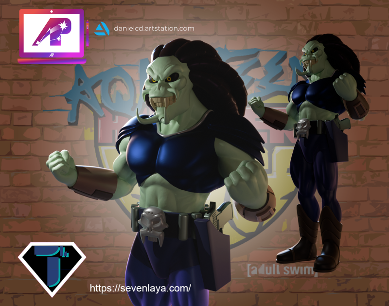ATHF The Creditor 3D Print Model .c4d .max .obj .3ds .fbx .stl .blend 