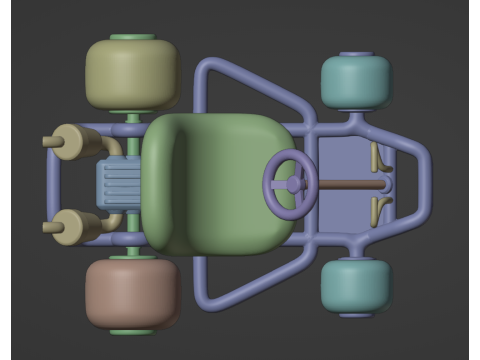 Donkey Kong from Mario Kart 64 2 in 1 Modelo de impresión 3D