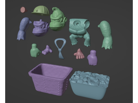 DK mines 3D Baskı Modeli