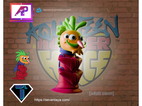 ATHF Zucotti Manicotti 3D Print Model