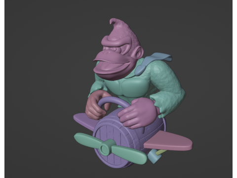 DKP Donkey Kong 3D Принт Модель
