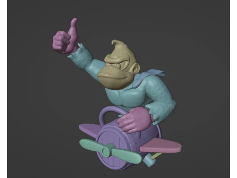 DKP Donkey Kong 3D Print Model