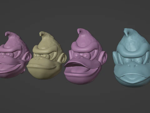 DKP Donkey Kong 3D Print Model