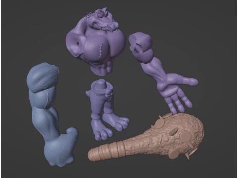 Klubba DKC2 3D Print Model