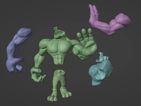 쿠젤 DKC2 3D 프린트 모델