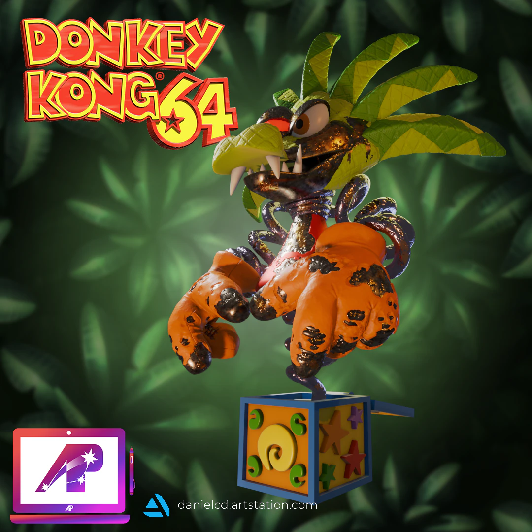 Mad Jack DK64 3D Print Model .c4d .max .obj .3ds .fbx .stl .blend