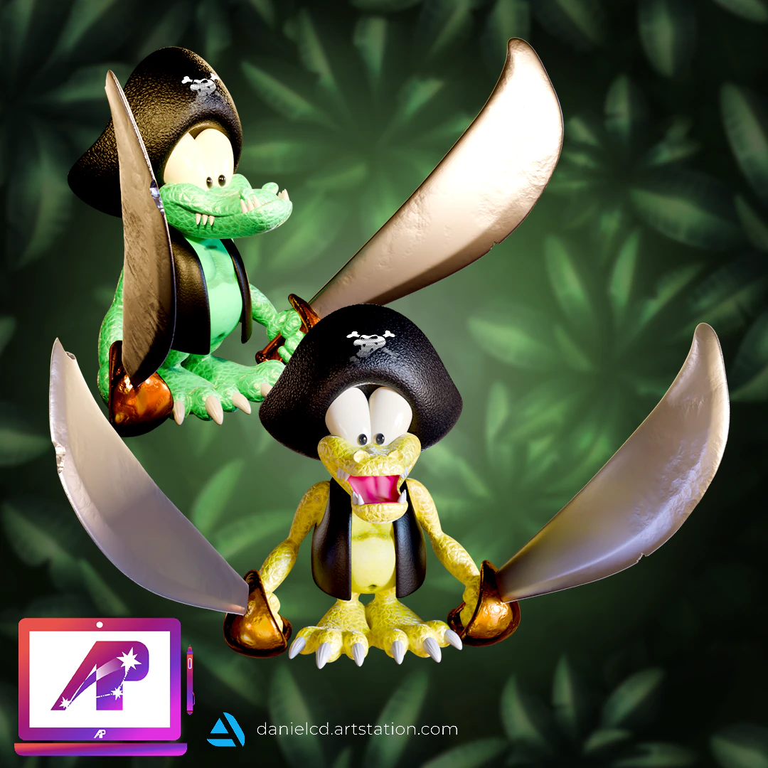 DKC2 Kutlass 3D Print Model .c4d .max .obj .3ds .fbx .stl .blend