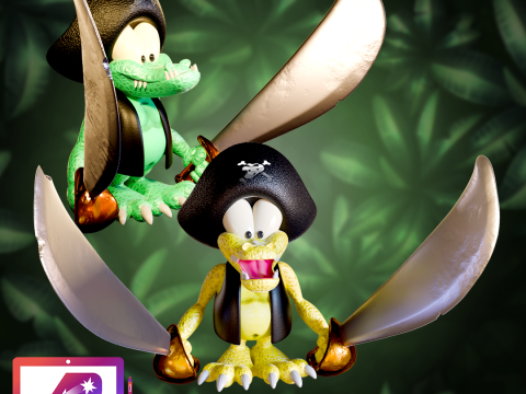 DKC2 Kutlass 3D प्रिंट मॉडल