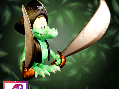 DKC2 Kutlass 3D Print Model