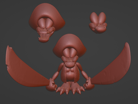 DKC2 Kutlass 3D Print Model