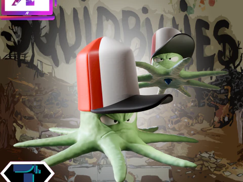 Early Cuyler Squidbillies 3D Print Model