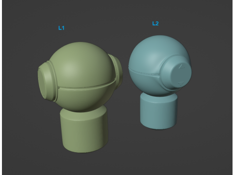 Articuled Megaman Legend 1 and 2 3D Print Model