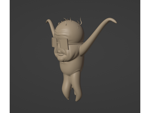 Granny Cuyler 3D Print Model