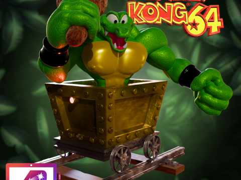 Dk 64 Krash 3D प्रिंट मॉडल
