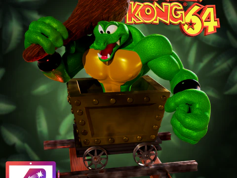 Dk 64 Krash 3D Print Model