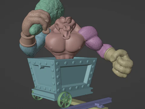 Dk 64 Krash 3D Print Model