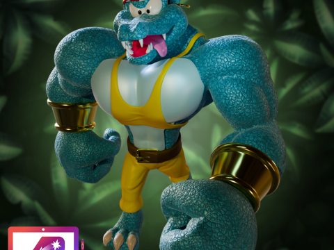 DKC2 Kruncha 3D Print Model