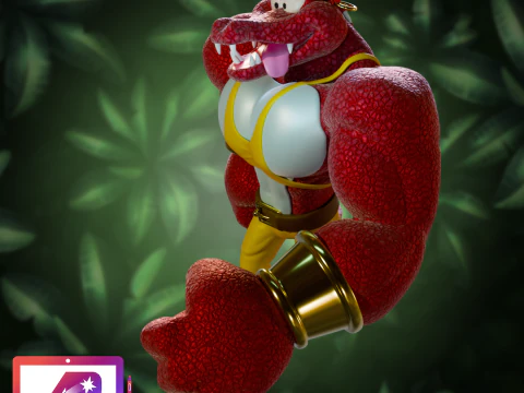 DKC2 Kruncha 3D Print Model
