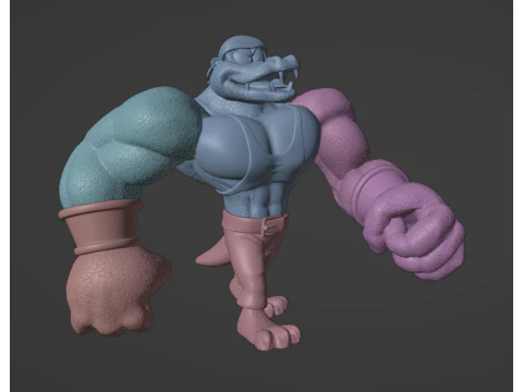 DKC2 Kruncha 3D Print Model