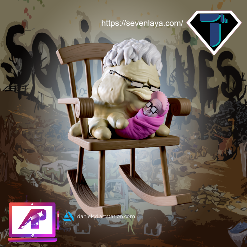 Mammy Cuyler 3D Baskı Modeli .c4d .max .obj .3ds .fbx .stl .blend