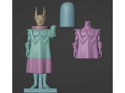 Aquateen Dr Weird 3D Print Model