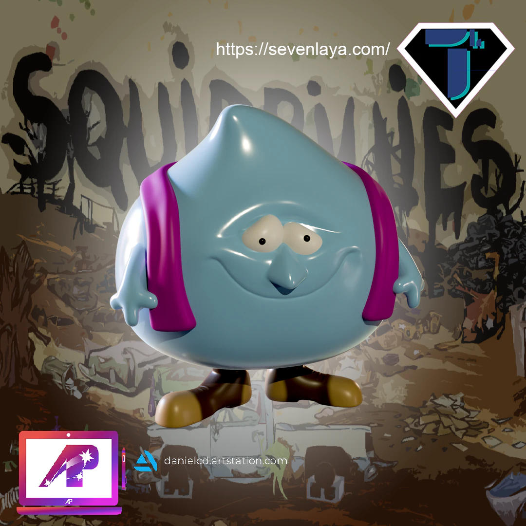 Reverend Squidbillies 3D Print Model .c4d .max .obj .3ds .fbx .stl .blend