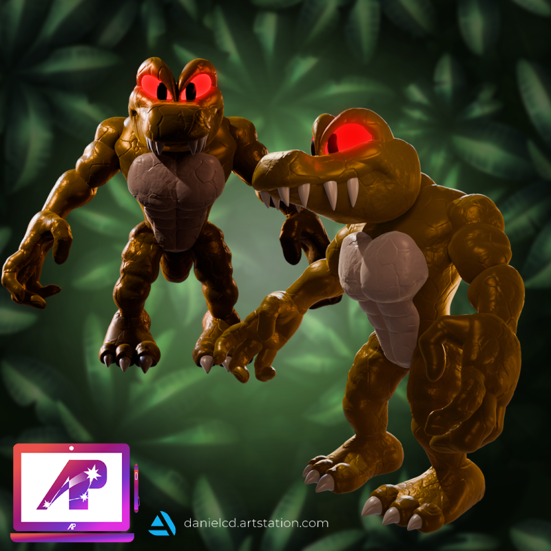 DKC Rockkroc 3D-Druckmodell .c4d .max .obj .3ds .fbx .stl .blend