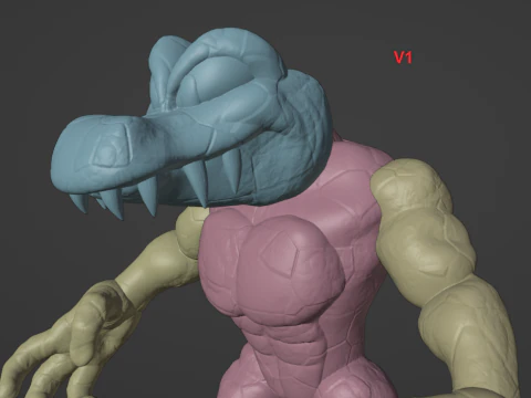 DKC Rockkroc 3D Print Model