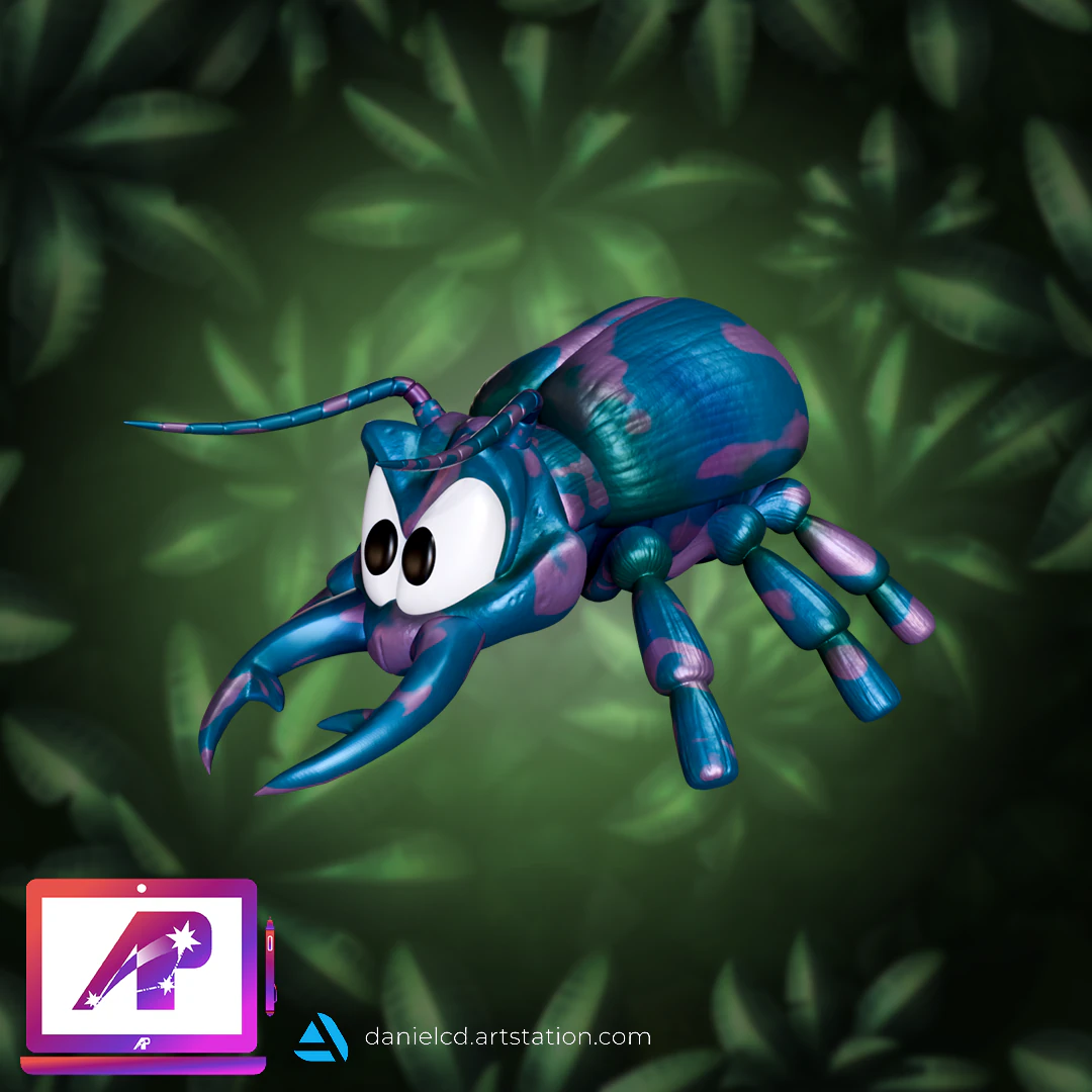 Click Clack DKC2 3D Print Model .c4d .max .obj .3ds .fbx .stl .blend