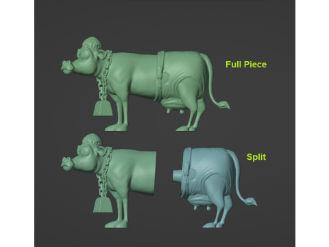 Aquateen MC PeePants Cow version 3D 打印模型
