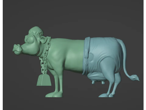 Aquateen MC PeePants Cow version 3D Print Model