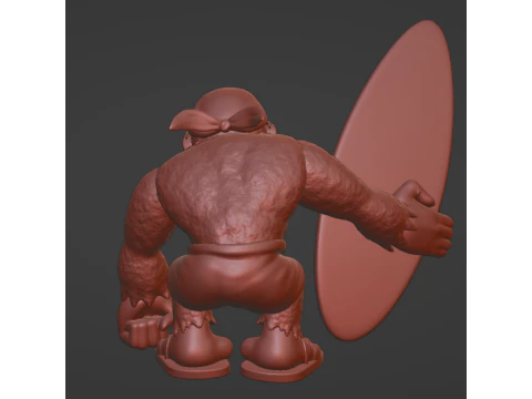 DKC Funky Kong first game version 3D Print Model