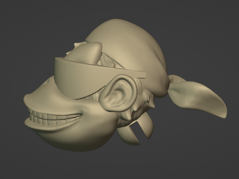 Funky Kong Donkey Kong Country 3 version Modello di stampa 3D