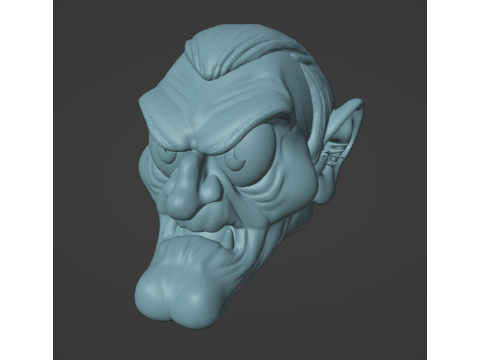 AquaTeen Little Brittle and Vampire Form 3D 打印模型