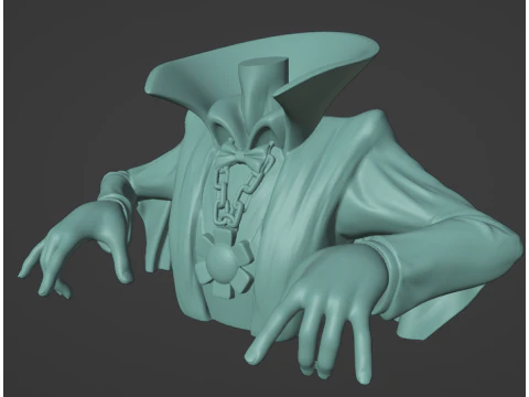 AquaTeen Little Brittle and Vampire Form 3D Print Model