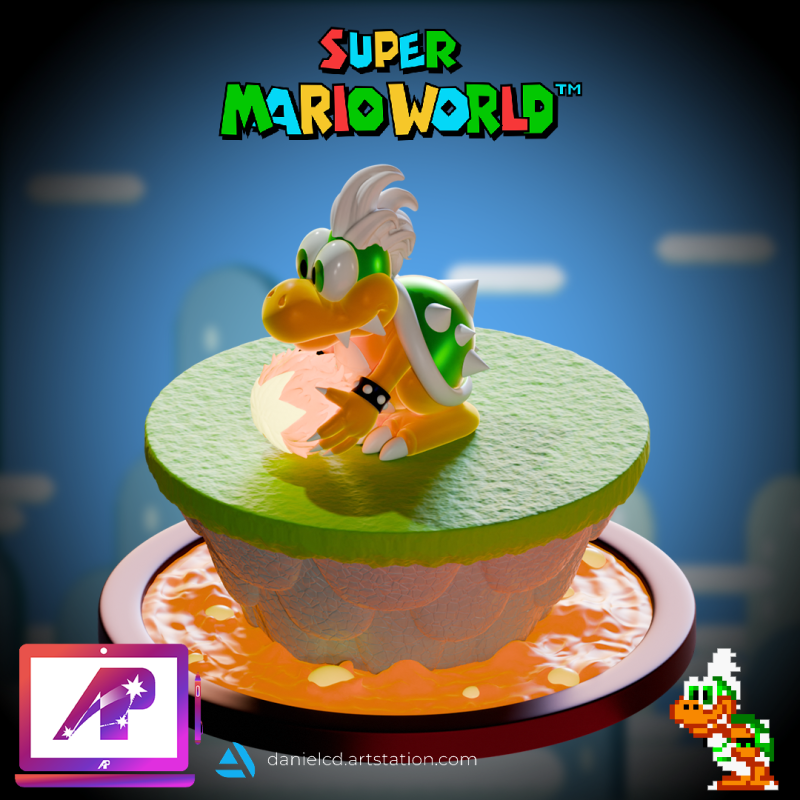 Iggy and Larry toys from Super Mario World 3D-Druckmodell .c4d .max .obj .3ds .fbx .stl .blend