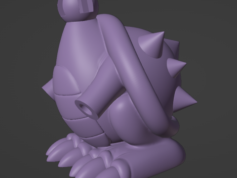 Iggy and Larry toys from Super Mario World 3D-Druckmodell